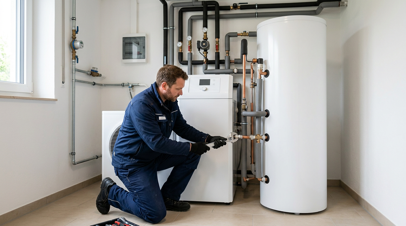 Solvis-Systemzentrale als Herzstück der modernisierten Heizung
